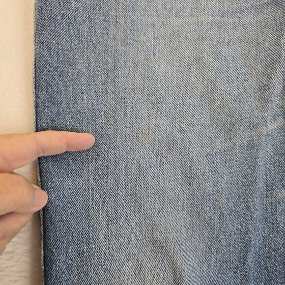 Vintage Levis 517 Jeans Mens 38x32 Denim Bootcut Orange Tab Made in USA 80s - Picture 6 of 16